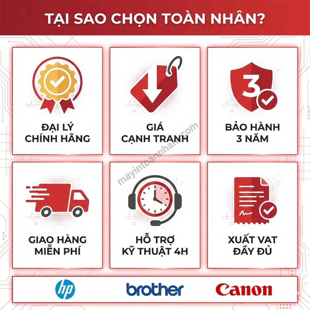 Giá Máy In Laser Đen Trắng 2 Mặt Bảng Giá 12/2025 Toàn Nhân