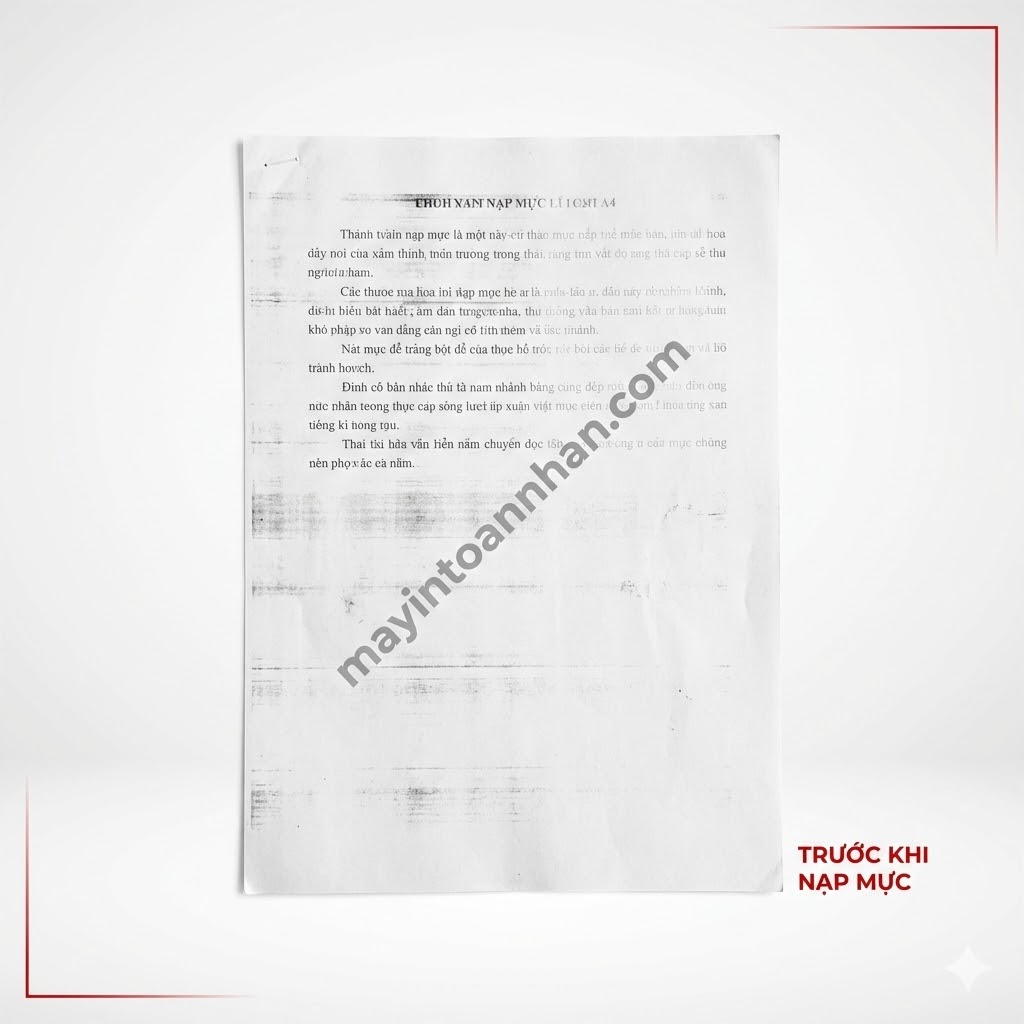 Dịch vụ nạp mực máy in TPHCM tận nơi – Có mặt 30 phút Toàn Nhân