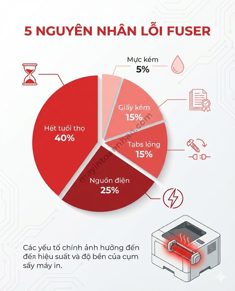 Lỗi Fuser Error Máy In Laser: Nguyên Nhân & Cách Sửa 2025