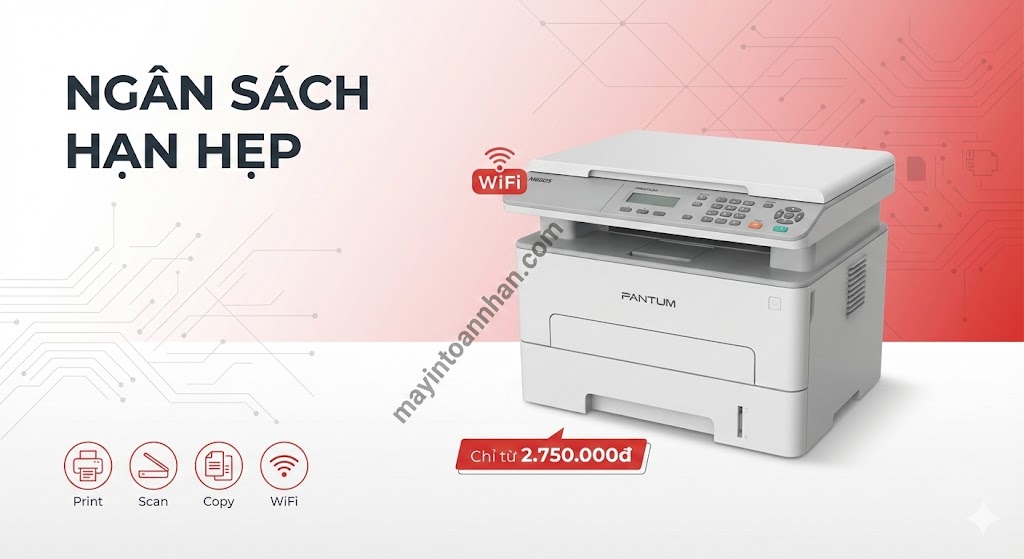 Top 6 máy in văn phòng giá khoảng 5 triệu tốt nhất 2025