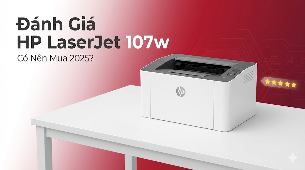 Review HP LaserJet 107w: Có nên mua năm 2025? Đánh giá thực tế