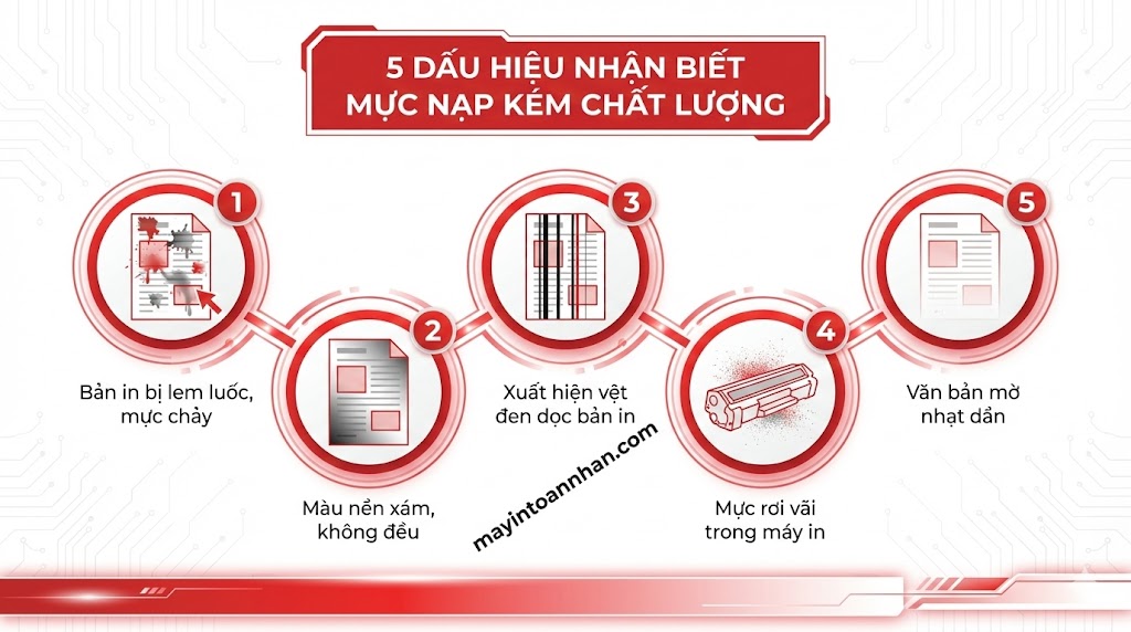 Có nên dùng mực nạp cho máy in laser? Phân tích chi tiết 2025