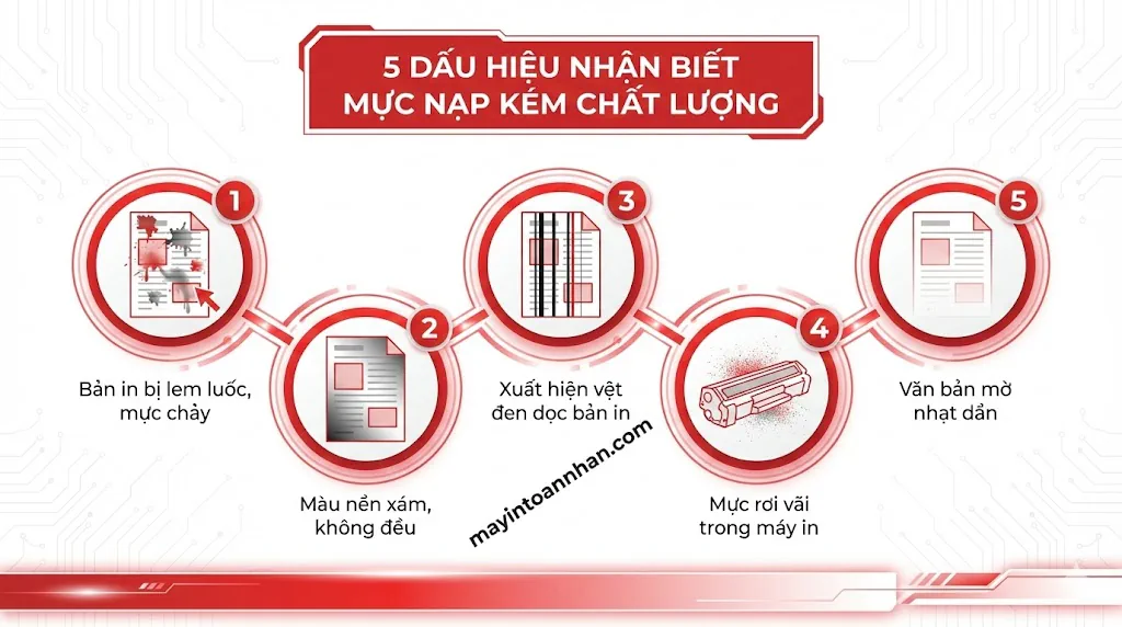 Có nên dùng mực nạp cho máy in laser? Phân tích chi tiết 2025