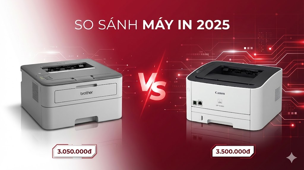 So sánh Brother L2321D vs Canon 6230dn Chi tiết 2025