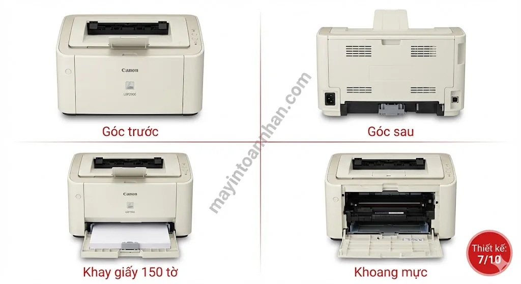 Review Canon LBP2900: Còn đáng mua năm 2025? Đánh giá thực tế 9 Review Canon LBP2900: Còn đáng mua năm 2025? Đánh giá thực tế
