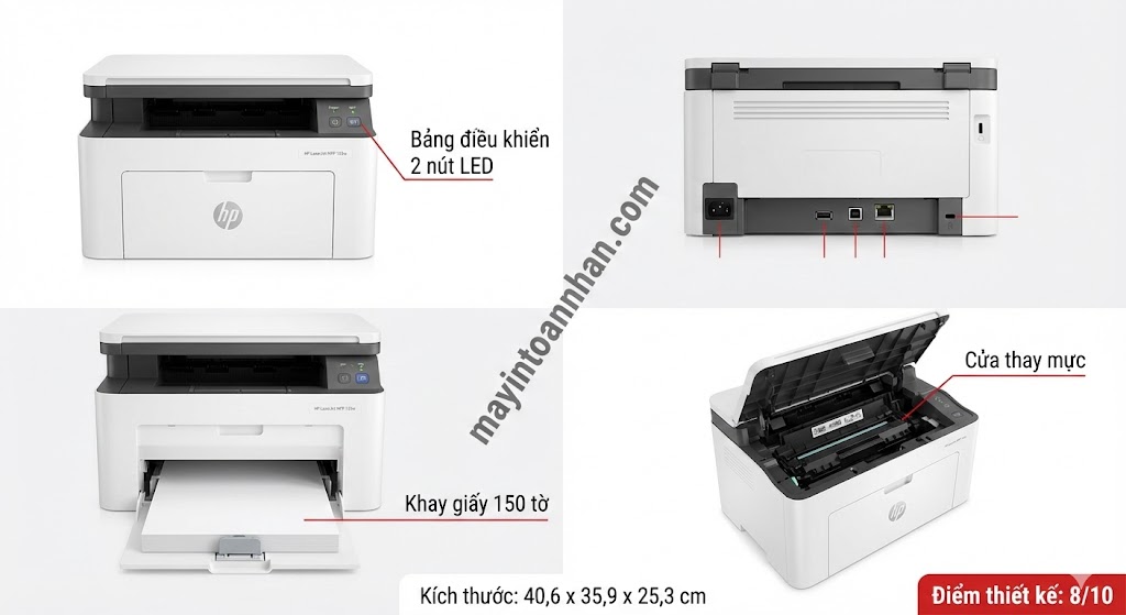 Review HP LaserJet MFP 135w: In Có Nét Không? Test Thực Tế 2025