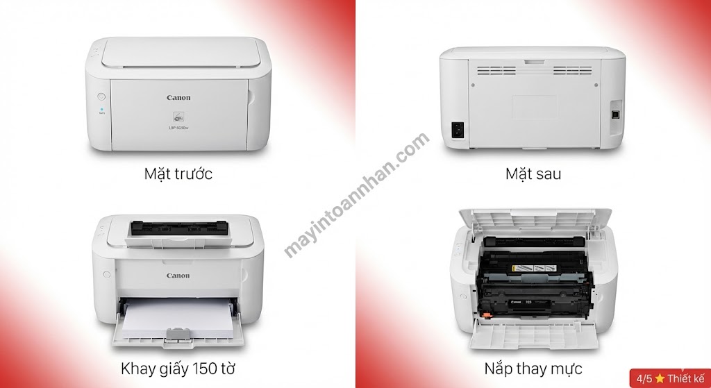 Review máy in Canon LBP 6030w wifi Test thực tế 2025