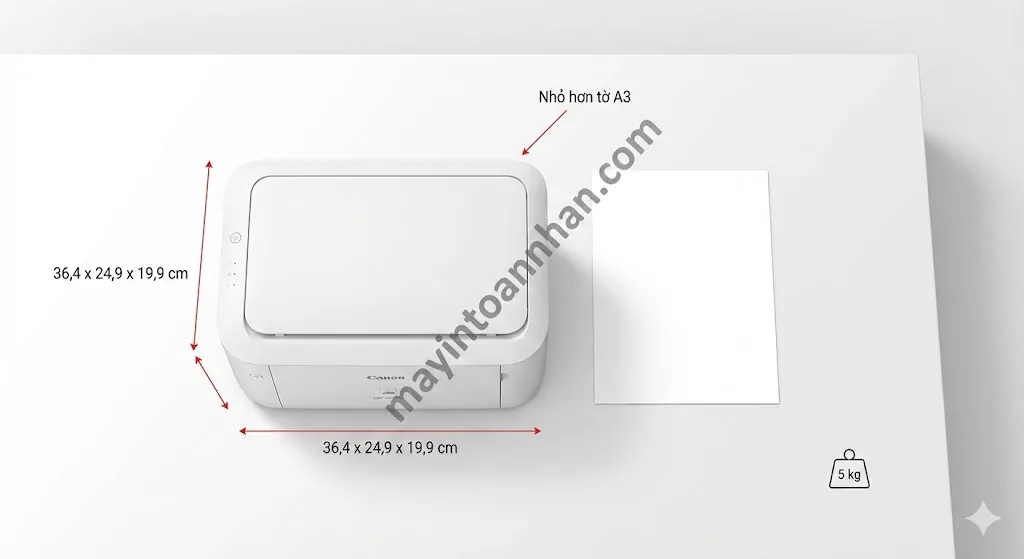 Review máy in Canon LBP 6030w wifi Test thực tế 2025