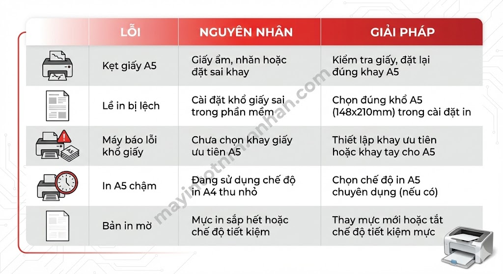 Máy In Laser Khổ A5 Chuyên Dụng: Top 5 Model Tốt Nhất 2025