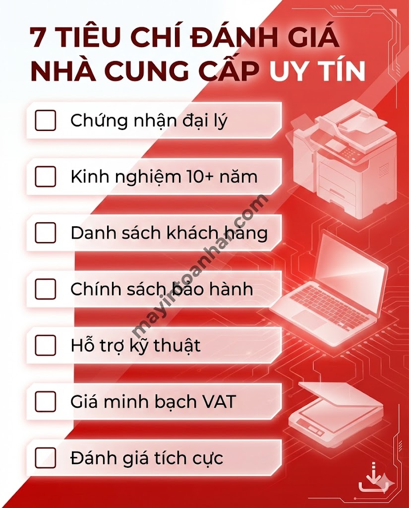 Công ty cung cấp thiết bị văn phòng uy tín – Đại lý chính hãng | Toàn Nhân 2025