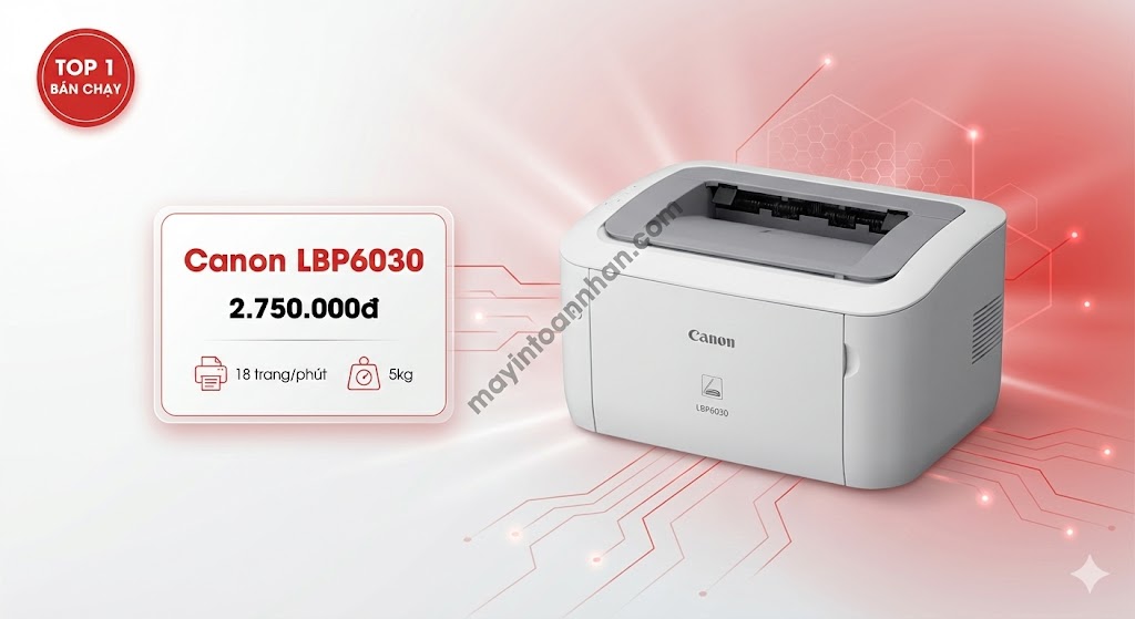 Canon LBP6030 - Phổ biến nhất phân khúc cơ bản