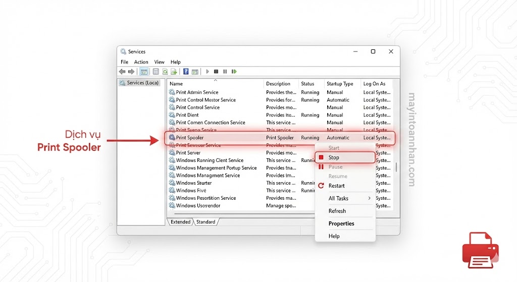 Máy In Bị Kẹt Lệnh In Không Nhận Lệnh: 5 Cách Fix Nhanh 2025