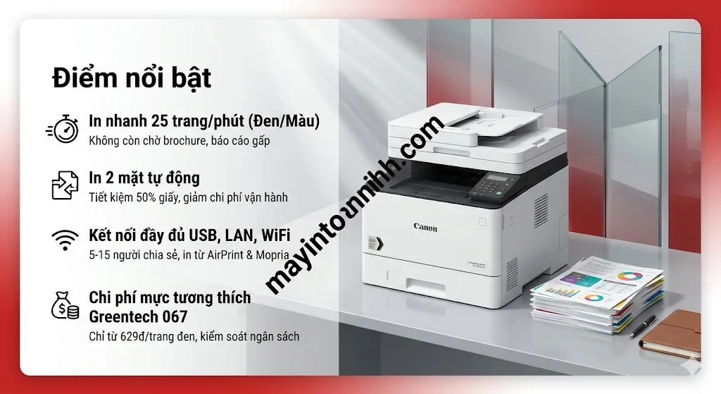 Máy in Canon MF664Cdw – Laser màu đa năng In/Copy/Scan, WiFi, In 2 mặt tự động 5 Máy in Canon MF664Cdw – Laser màu đa năng In/Copy/Scan, WiFi, In 2 mặt tự động