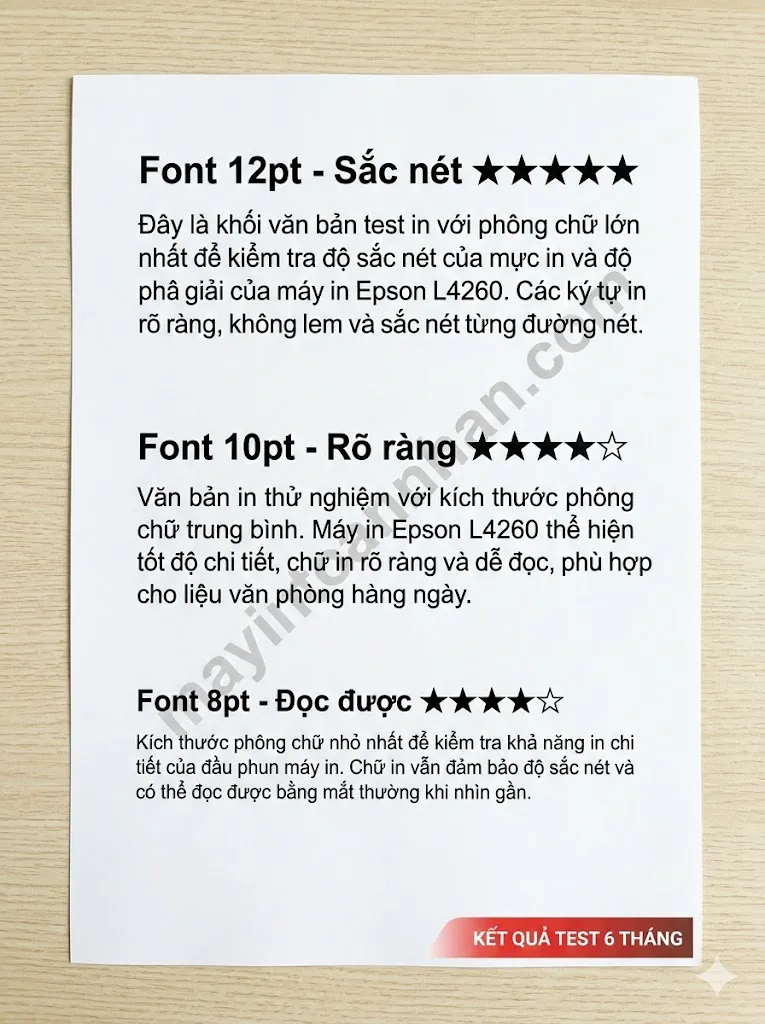 Review Máy in màu Epson EcoTank L4260: Có đáng tiền sau 2 năm? 2025 10 Review Máy in màu Epson EcoTank L4260: Có đáng tiền sau 2 năm? 2025