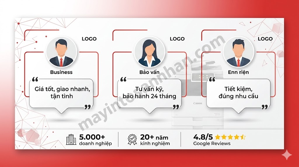 Giá máy in màu Canon chính hãng – Bảng giá cập nhật 2025 Toàn Nhân