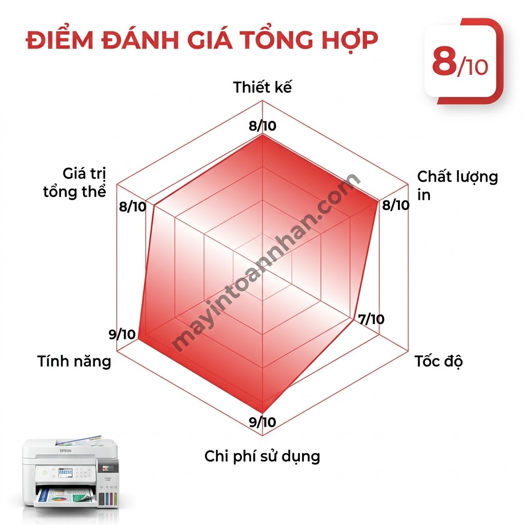 Review máy in đa năng Epson EcoTank – Đánh giá chi tiết 2025