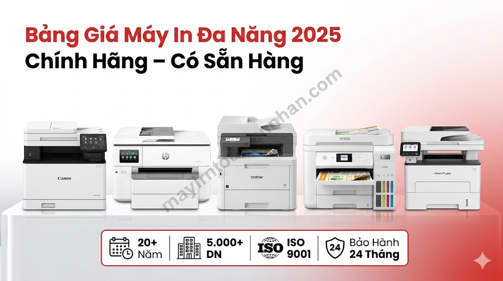 Giá máy in đa năng các hãng – Cập nhật mới nhất 2025