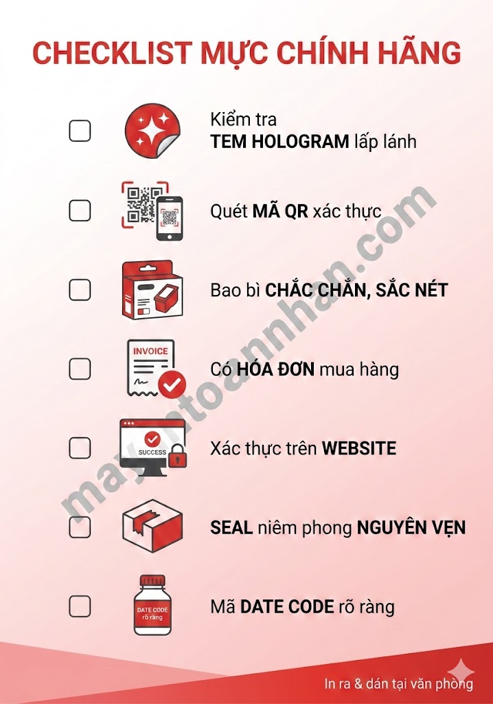 So Sánh Giá Mực Máy In Màu 2026: Canon, HP, Brother, Epson