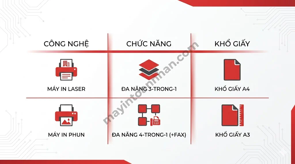 Kiến thức cơ bản về máy in đa năng 12 Kiến thức cơ bản về máy in đa năng