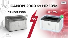 So Sánh Canon 2900 vs HP 107a – Nên Mua Máy Nào? [2025]