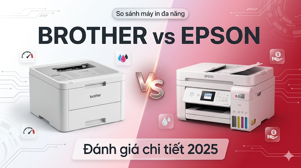 So sánh máy in đa năng Brother vs Epson – Đánh giá chi tiết [2025]