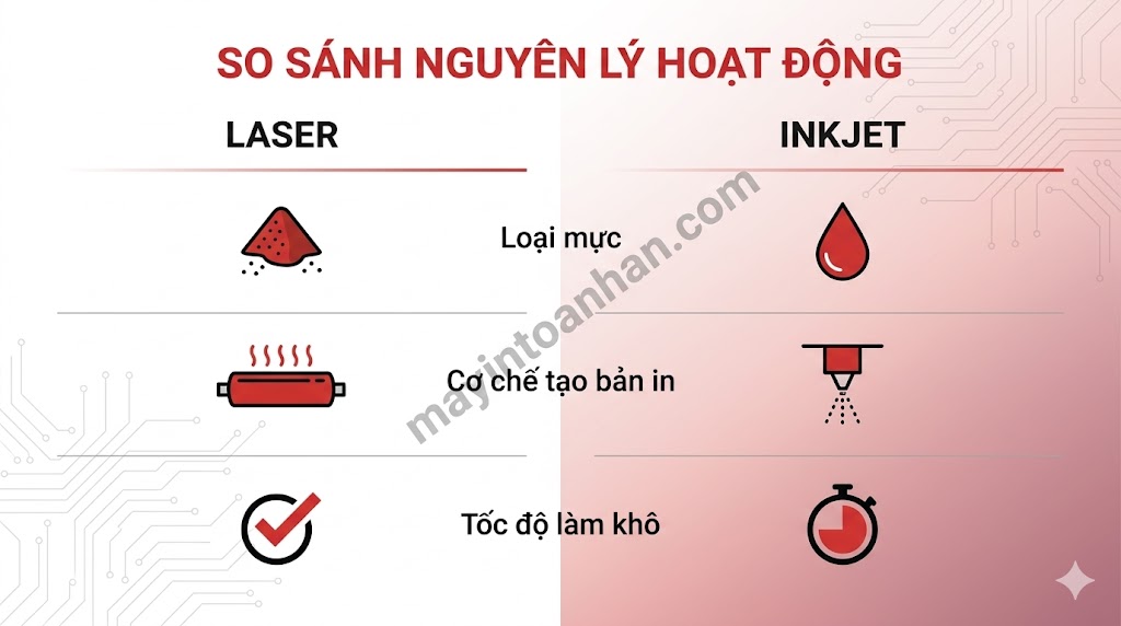 So sánh máy in đa năng laser và inkjet – Nên chọn loại nào? [2025]
