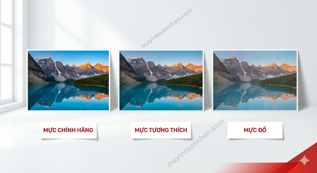 So Sánh Giá Mực Máy In Màu 2026: Canon, HP, Brother, Epson