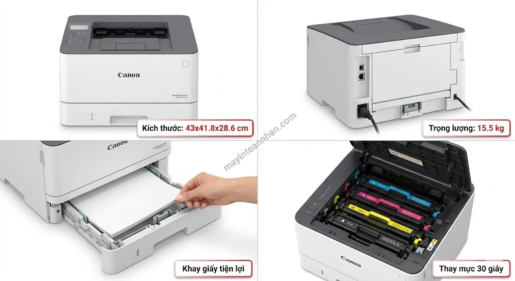 Review Máy In Màu Canon imageCLASS LBP621Cw: Có Đáng Mua? 2025 10 Review Máy In Màu Canon imageCLASS LBP621Cw: Có Đáng Mua? 2025