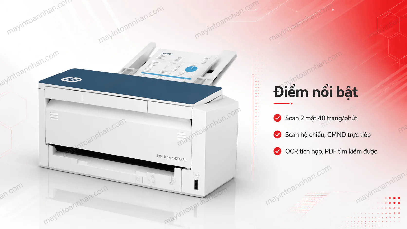 Máy scan HP ScanJet Pro 4200 S1 (8Q4W2A) | Giá tốt tại Toàn Nhân 4 Máy scan HP ScanJet Pro 4200 S1 (8Q4W2A) | Giá tốt tại Toàn Nhân