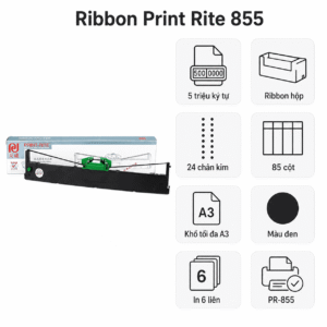 Ribbon Print Rite 855 – Ruy Băng Chính Hãng 5 Triệu Ký Tự, In 6 Liên