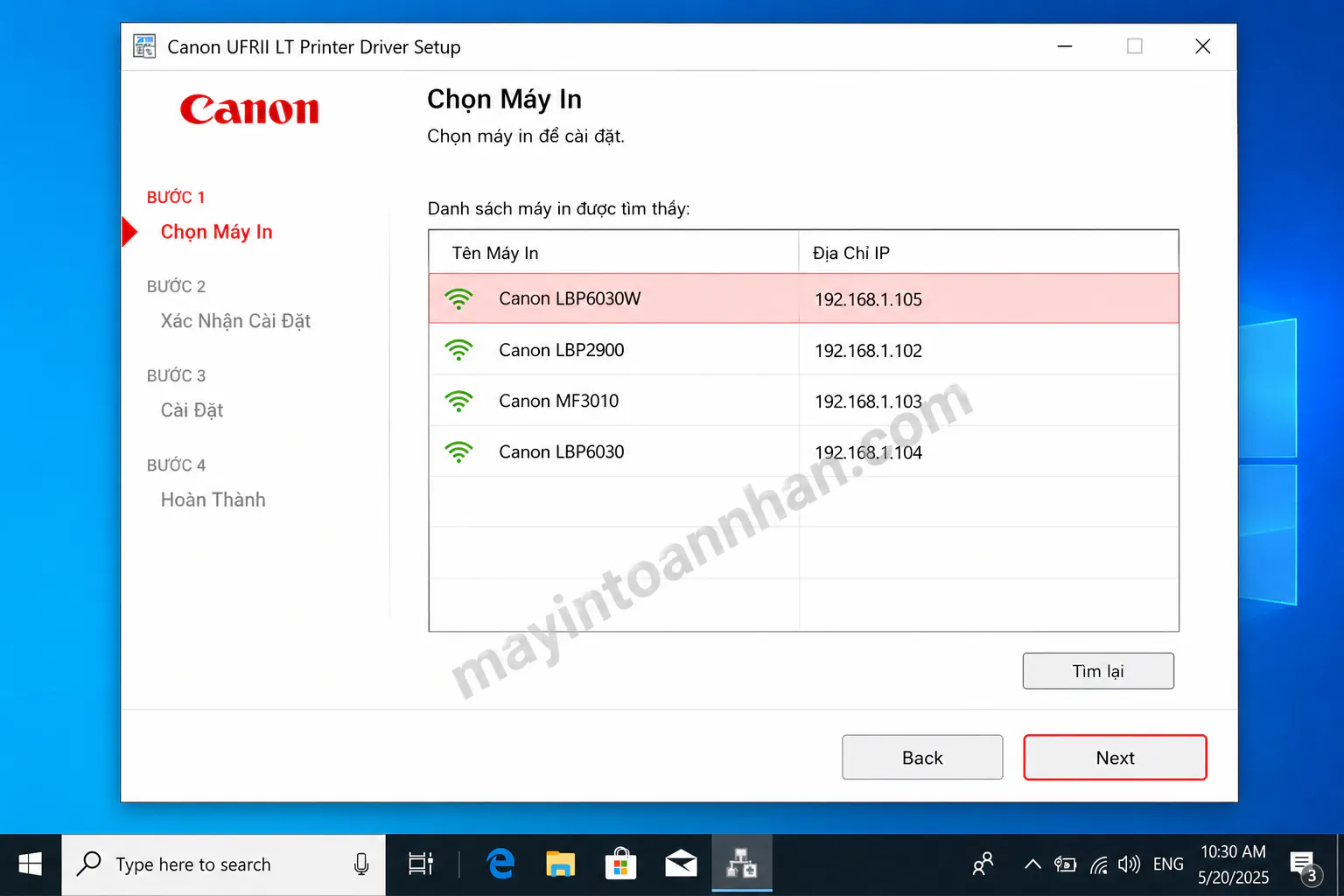 Cách Cài Máy In Canon 6030W Qua Wifi - Hướng dẫn chi tiết 2025 9 Cách Cài Máy In Canon 6030W Qua Wifi – Hướng dẫn chi tiết 2025