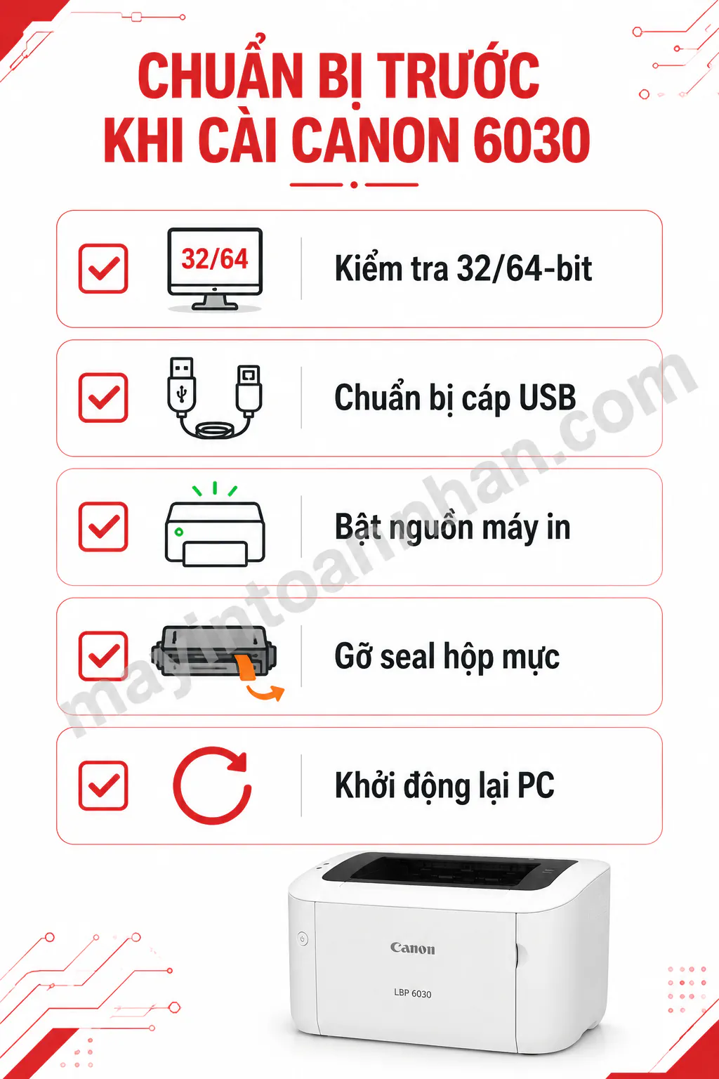 Cài Máy In Canon 6030 - Hướng dẫn chi tiết 2025 8 Cài Máy In Canon 6030 – Hướng dẫn chi tiết 2025