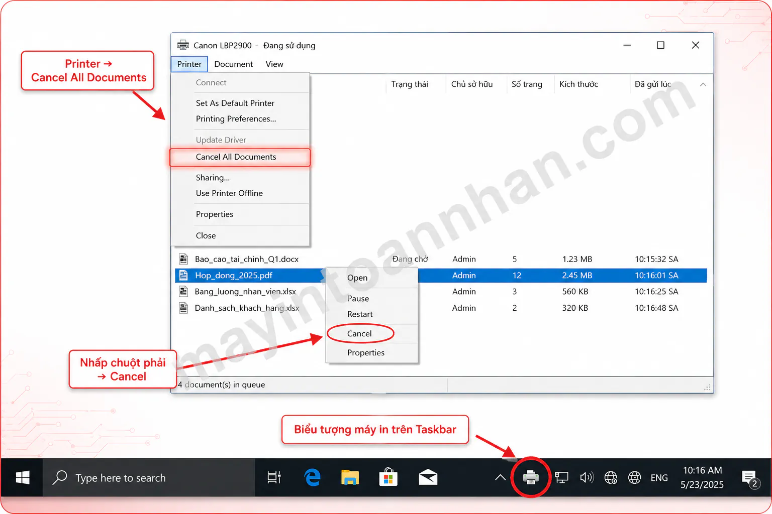 Cách Hủy Lệnh Máy In Canon 2900 2025 5 Cách Hủy Lệnh Máy In Canon 2900 2025