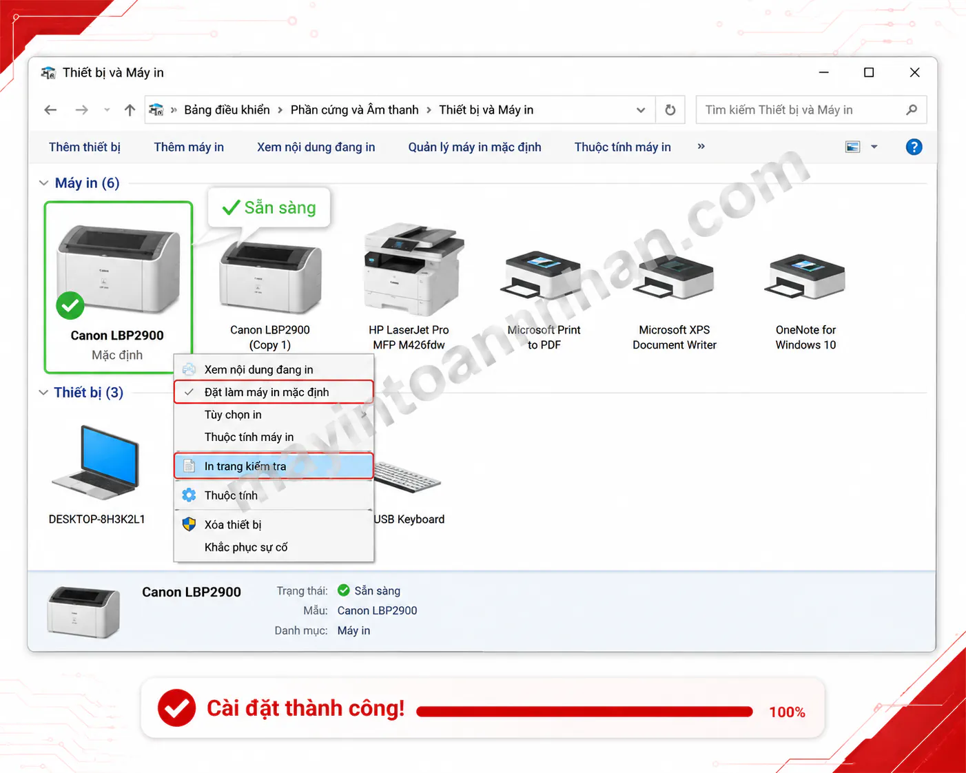 Cài Máy In Canon 2900 - Hướng dẫn chi tiết 2025 7 Cài Máy In Canon 2900 – Hướng dẫn chi tiết 2025