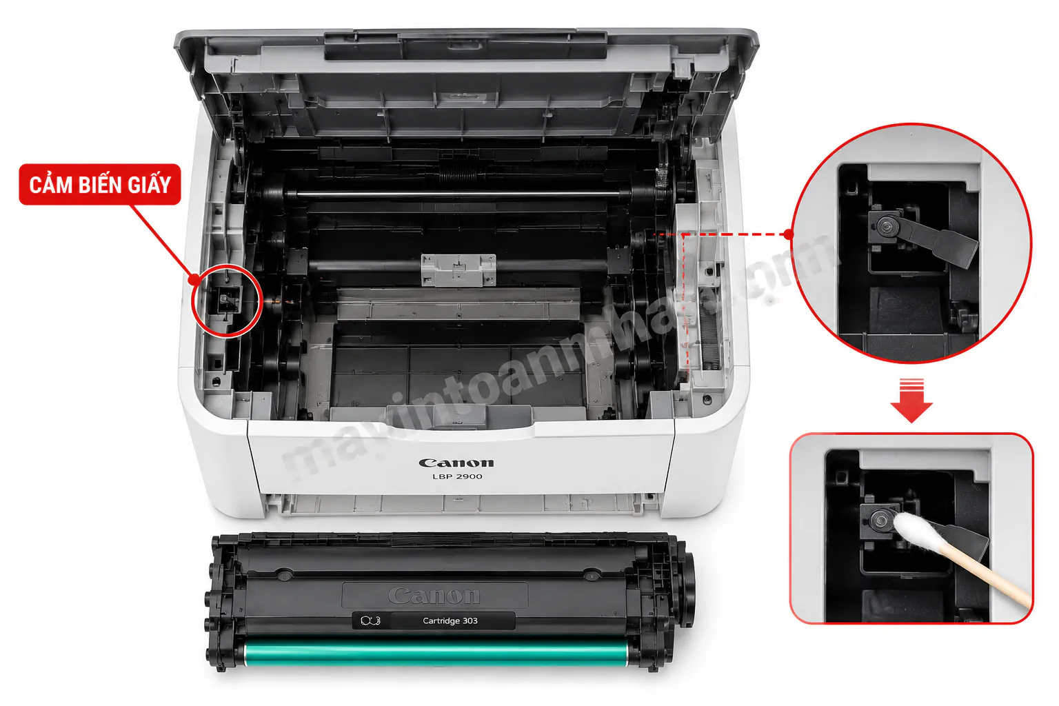 Lấy Giấy Bị Kẹt Trong Máy In Canon 2900 2025 6 Lấy Giấy Bị Kẹt Trong Máy In Canon 2900 2025