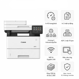 Máy in laser đen trắng đa năng Canon i-SENSYS MF553dw