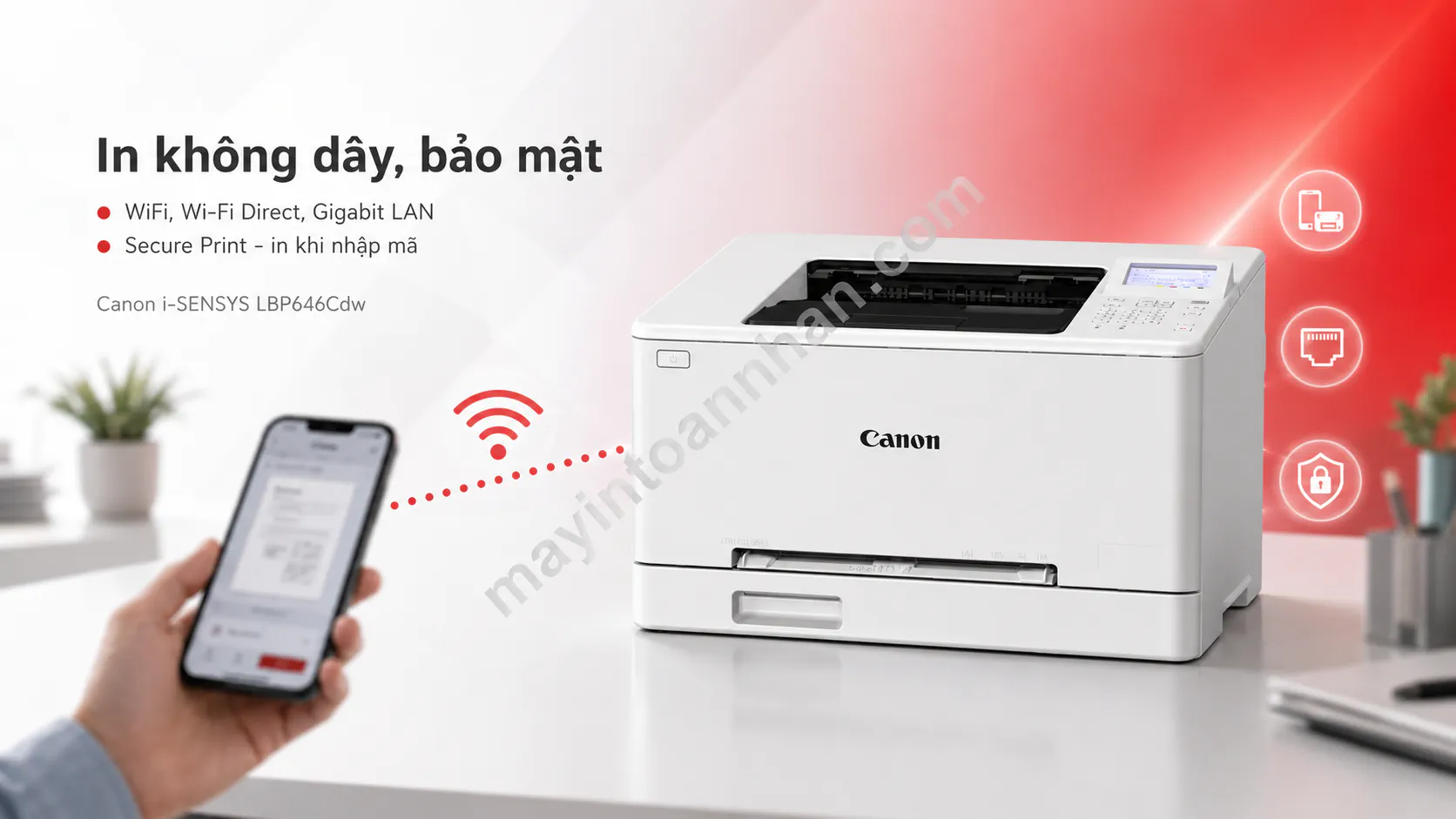 Máy in laser màu Canon i-SENSYS LBP646Cdw