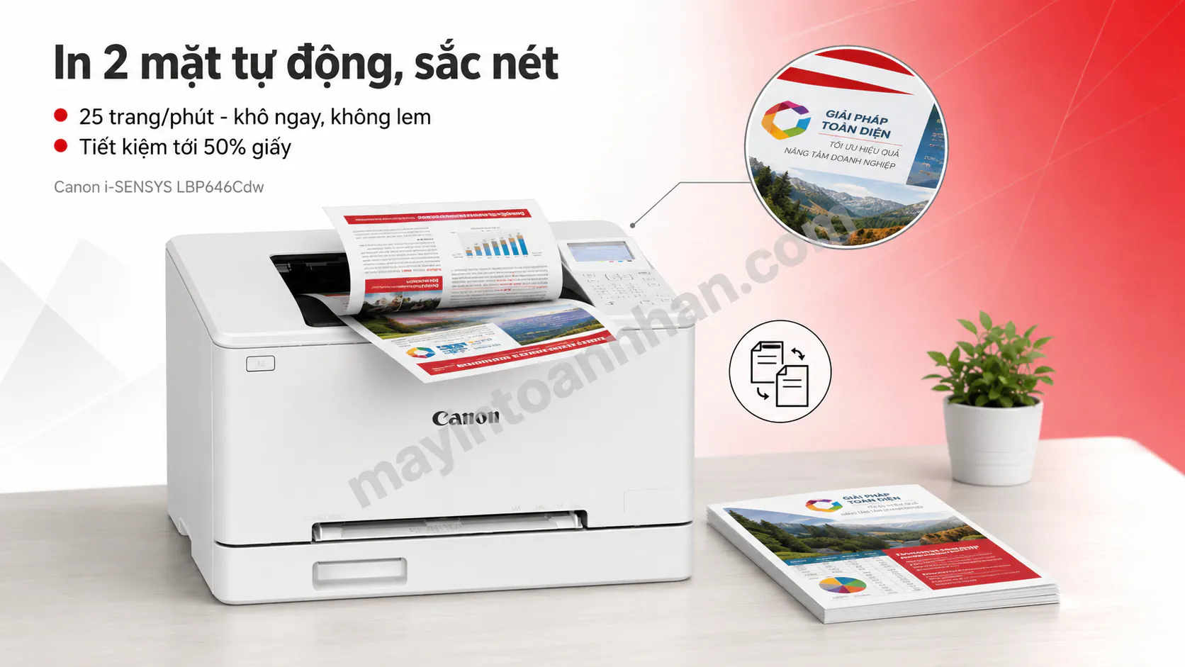 Máy in laser màu Canon i-SENSYS LBP646Cdw
