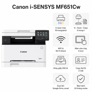 Máy in laser màu đa năng Canon i-SENSYS MF651Cw