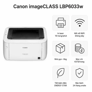 Máy in laser đen trắng Canon imageCLASS LBP6033w