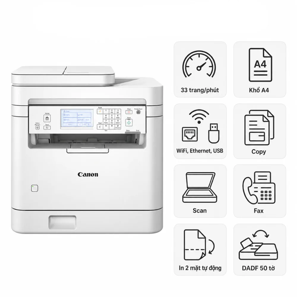 Máy in laser đen trắng đa năng Canon i-SENSYS MF289dw