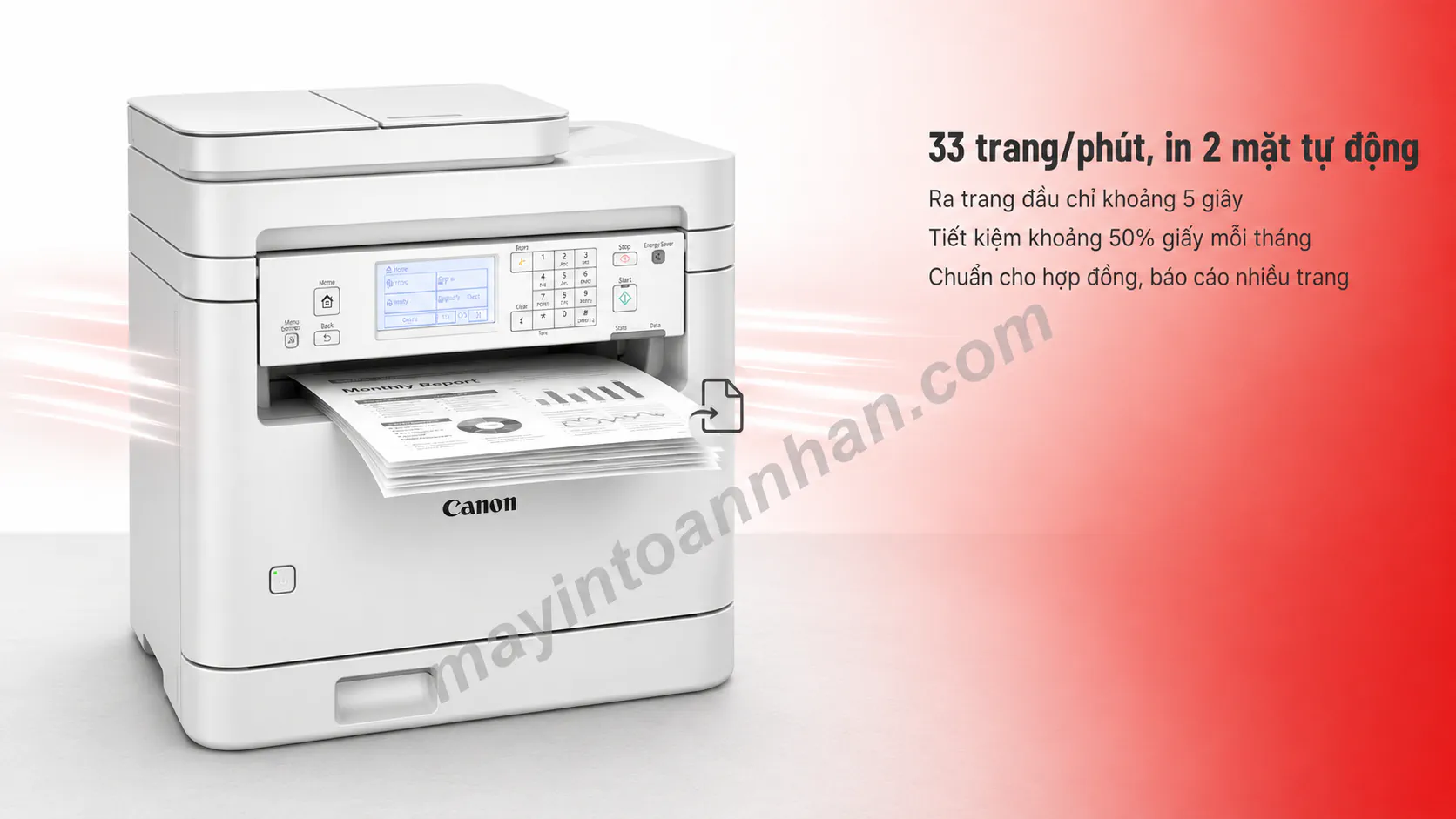 Máy in laser đen trắng đa năng Canon i-SENSYS MF289dw