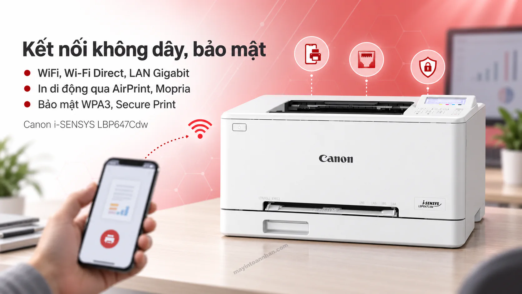Máy in laser màu Canon i-SENSYS LBP647Cdw