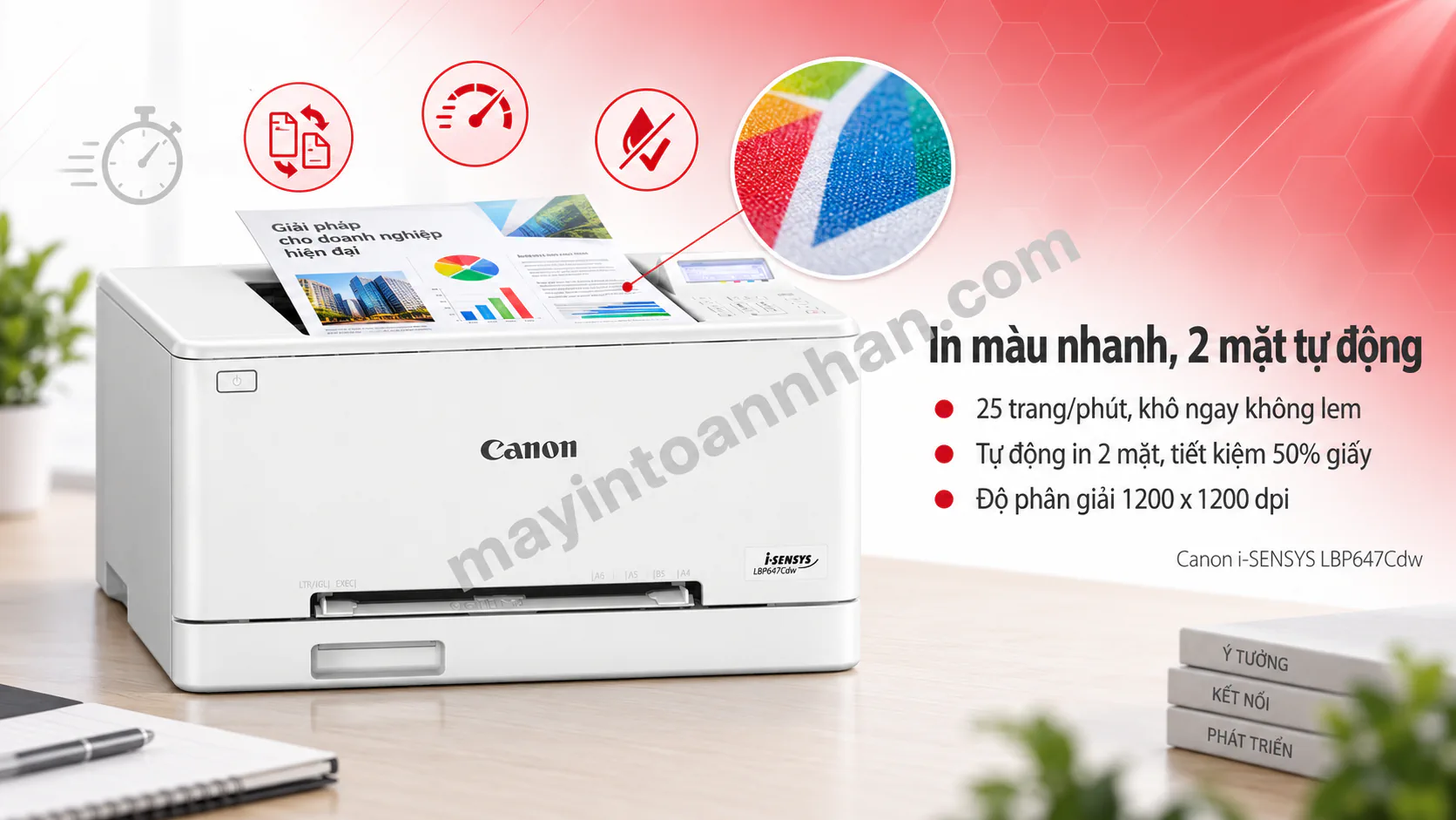 Máy in laser màu Canon i-SENSYS LBP647Cdw